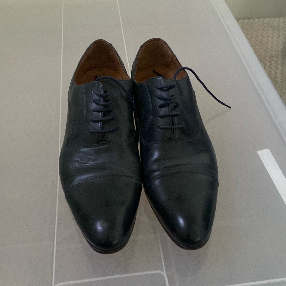 Sacha Men’s Leather Dress Shoes, Size 8